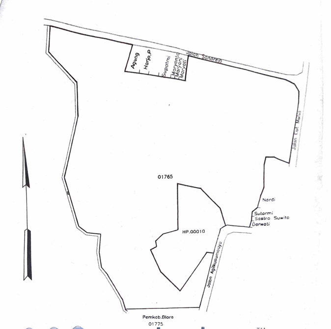 Denah Sewa Aset Fasilitas Lapangan Golf